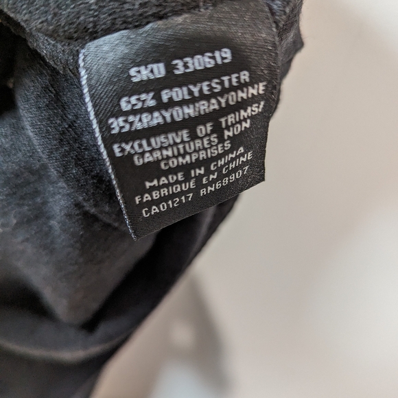 Le Château Asymmetrical Dark Grey/Black Cardigan - Picture 7 of 8